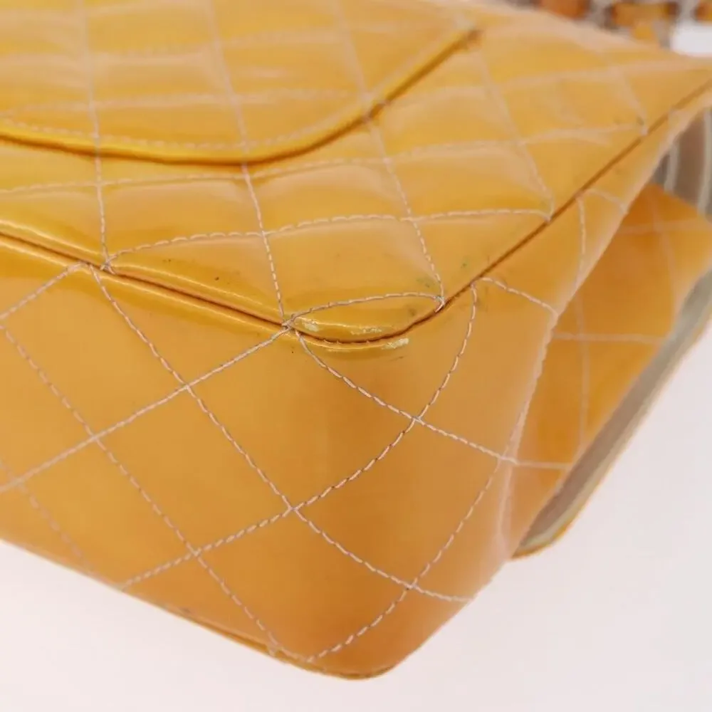 Chanel Chain Matelasse 25 Shoulder Bag Yellow